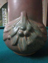 Early McCoy  ‘Berries &amp; Leaves’ vase  8 X 5&quot; original - £98.79 GBP