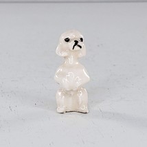 Hagen Renaker Thin Poodle Puppy Pale Pink Dog Miniature Figurine *FLAW* - £23.97 GBP