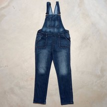 Gap Women&#39;s Blue Jean Denim Pockets Bib Overalls - Size Medium - £27.93 GBP