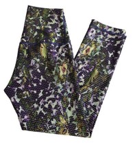 Lululemon leggings Women Size 2?purple green print See Photos For Specs - $29.32