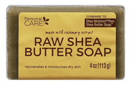 SHIP N 24HR-Raw Shea Butter and Rosemary Bar Soap for Dry Skin and Blemi... - £4.57 GBP
