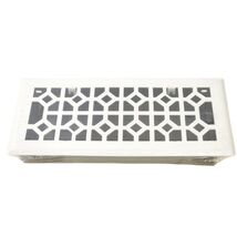 Signature Hardware 435720 Appert 4" x 10" Steel Floor Register - White - $25.90