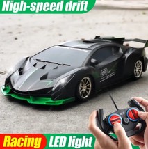 1/18 RC Car LED Light 2.4G Radio Remote Control Sports Cars For Children Racing - £14.30 GBP