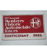 (1985) 12th Annual Monterey Historic Automobile Races - Participant Patch - $82.06 CAD
