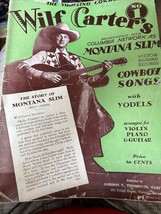 Wilf Carter Cowboy Songs With Yodels No 1 Montana Slim Song Collection S... - £39.43 GBP