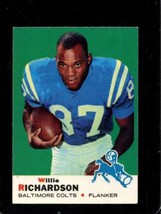 1969 Topps #5 Willie Richardson Vg+ Colts *X61872 - £1.56 GBP