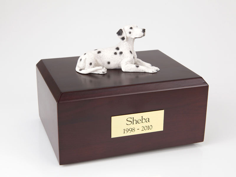 Dalmatian Pet Funeral Cremation Urn Available in 3 Different Colors &amp; 4 ... - $169.99+