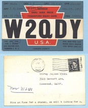 1967 Vintage Postcard QSL Card W2QDY  W2UI Jos J Blair Amateur Radio Operator - £7.26 GBP