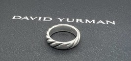 David Yurman Sterling Silver .925 Cable Sculpted 6mm Ring Size 9.5 - $356.38