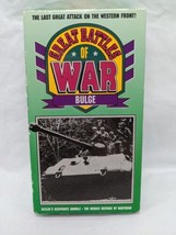 Great Battles Of War The Battle Of The Bulge VHS Tape - $8.01