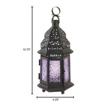 PURPLE MOROCCAN STYLE LANTERN - $421.22 MXN