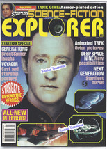 Star Trek Commander Data Tank Girl, Stargate 1995 Starlog Explorer Magazine #6 - £12.75 GBP