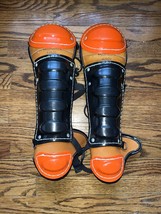 Vintage New Wilson A3434 Made in USA Baseball Catchers Shin Guards - £192.68 GBP