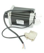 ADVANCED MICRO CONTROLS SM34-1100DE STEPPER MOTOR W/ ENC34-1000 ENCODER - £370.96 GBP