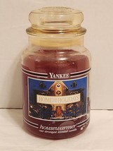 Yankee Candle Home for the Holidays 22 oz Jar BLACK BAND Housewarmer OLD STOCK - £47.46 GBP