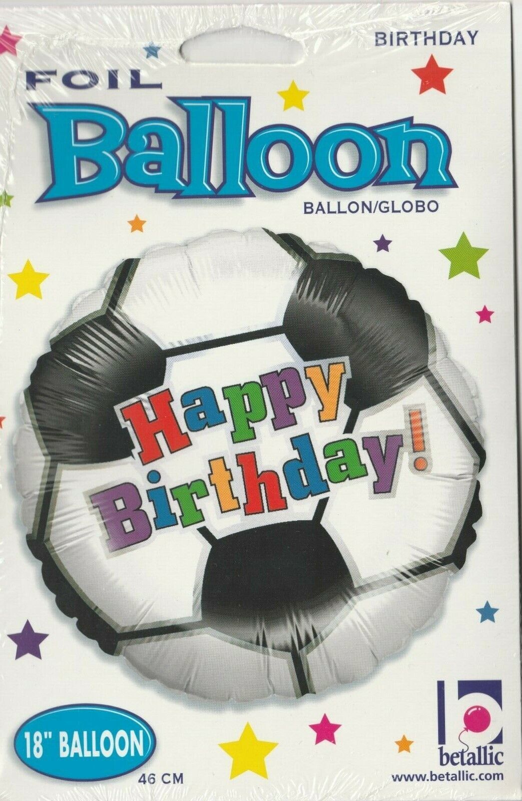 Betallic &quot;Happy Birthday&quot; size 18&quot; Foil Balloon - $8.90