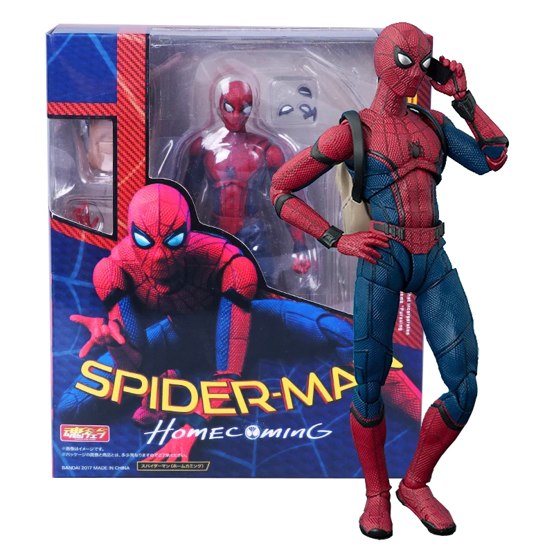 Shf Spider-Man:Homecoming Figures Avengers Movable Model Marvel Peter Parker - £23.38 GBP