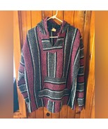 Baja Woman&#39;s poncho hoodie multicolor size XL - $28.00