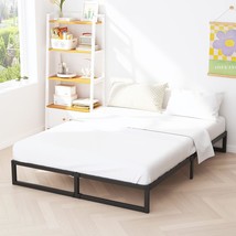 10 Inch Bed Frame Full Metal Platform Mattress Foundation With Steel Sla... - £96.83 GBP