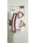 3Pcs Fashion Small Simple Wild Geometric Hair Clip For Women Girl Hair A... - $162.31 MXN