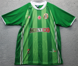 Mexico National Chesman Jersey Football Team Men&#39;s Green Short Sleeve Pu... - $29.52
