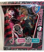 MONSTER HIGH DOLLS 2-PACK MUSIC FESTIVAL DRACULAURA AND CLAWD WOLD 2013 ... - £158.48 GBP