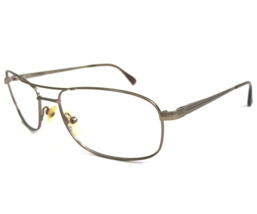 Safilo Eyeglasses Frames ELASTA 7118 7ZB Matte Gold Wrap Aviators 56-16-140 - £33.26 GBP