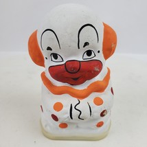 Vintage 1990s Circus Clown Sachet Ceramic Hand Painted Sweet Earth Original 4&quot; - £21.13 GBP