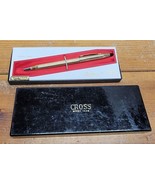 Vtg Century by Cross 12K Gold Filled Ballpoint Pen in Original Box Ink i... - £22.70 GBP