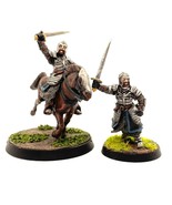Faramir Foot and Mounted 2 Painted Miniatures Gondor Captain Middle-Earth - $1,184.80 MXN