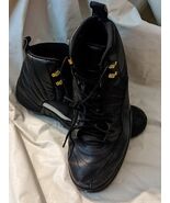 2015 Nike Air Jordan 12 Retro The Master Black White 23 Jumpman Size 12 - $150.72