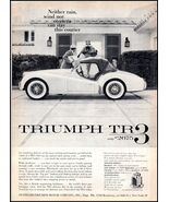 1958 Triumph TR3 Automobile Car PRINT AD &quot;C&quot; BX4 - $6.64