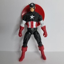 Marvel Universe Captain America Black Suit 3.75&quot; inch action figure Hasbro - £6.86 GBP