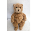 Vintage GUND Teddy Boom Bear 2437 Plush Stuffed Animal Tan Brown 18&quot; - £59.52 GBP