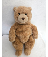 Vintage GUND Teddy Boom Bear 2437 Plush Stuffed Animal Tan Brown 18&quot; - £58.46 GBP