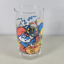 Papa Smurf Glass Wallace Berrie Co 6&quot; Tall - $6.96