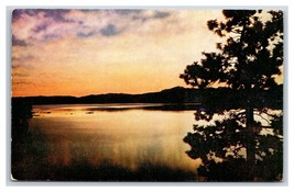 Sunset View of Lake Tahoe California CA Chrome Postcard C20 - £3.12 GBP