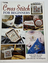 Leisure Arts Cross Stitch For Beginners Cross Stitch Pattern Book - £5.95 GBP
