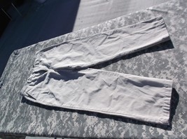 Dockers Du Point Flat Front Knaki Womens Uniform Formal Wear Wide Leg Pants 12S - £17.59 GBP
