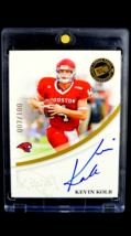 2007 Press Pass Signings Gold Autograph Kevin Kolb /100 Rookie Auto RC Cougars - £6.67 GBP