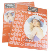 Vintage Pantyhose by Kunert Espresso Lead 40-42 M Raised Application Thr... - £9.44 GBP