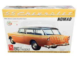 Skill 3 Model Kit 1955 Chevrolet Nomad Wagon 2-in-1 Kit 1/16 Scale Model by AMT - £50.95 GBP