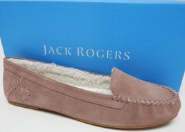 Jack Rogers Millie Size 11 M Women&#39;s Sherpa Lined Moccasin Slip-On Shoes Truffle - £41.64 GBP