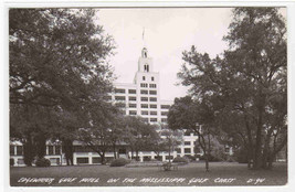 Edgewater Gulf Hotel Mississippi D94 RPPC real photo postcard - $6.93