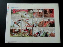 1998 Golden Age Superman proof art page 176, DC Action Adventure Comics strip pg - £36.95 GBP