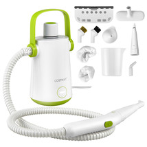 1000W Multifunction Portable Hand-held Steam Cleaner W/10 Accessories Green - £73.14 GBP