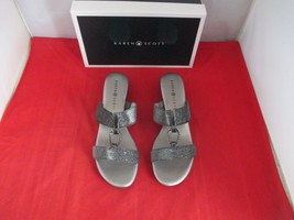 KAREN SCOTT Eanna Sandals - Pewter - US Size 11  -  #742 - £17.52 GBP
