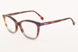 FENDI FF 0234 AB8 Havana Grey Eyeglasses 52mm - £103.87 GBP