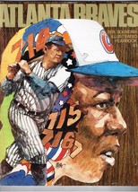 1974 MLB Atlanta Braves Yearbook Baseball Hank Aaron - $64.35