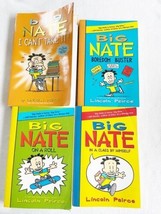 Lot of 4 Big Nate Chapter book &amp; Color-printing Comic - £9.42 GBP